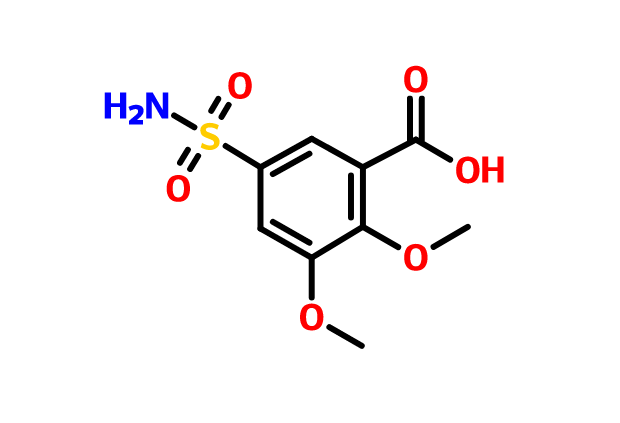 2,3-二甲氧基-5-磺醯胺基苯甲酸