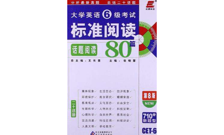 長喜英語-大學英語六級考試標準閱讀話題閱讀80篇