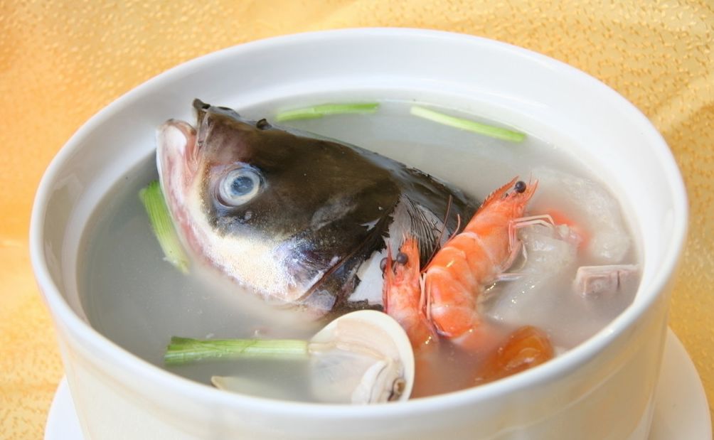 三色魚頭湯