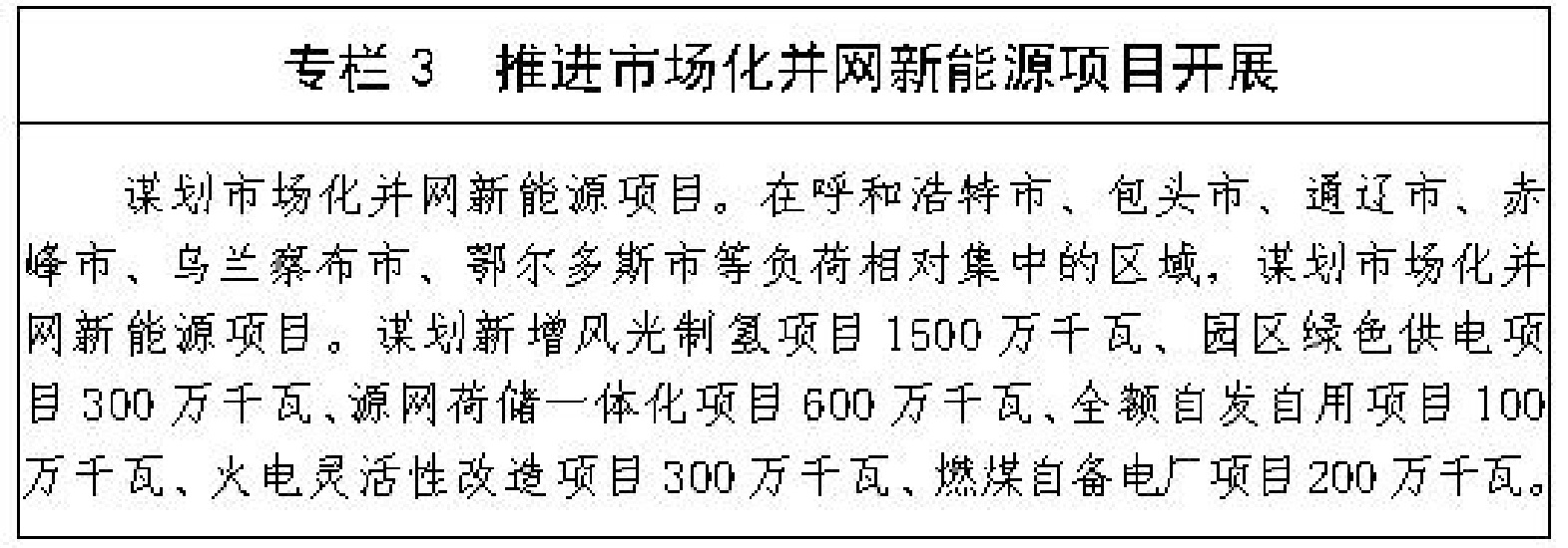 內蒙古自治區新能源倍增行動實施方案