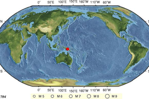 4·7巴布亞紐幾內亞地震