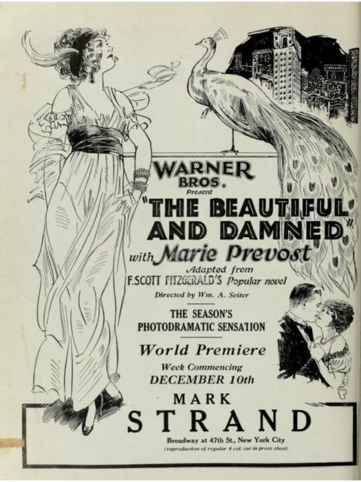 The Beautiful and Damned(美國1922年William A. Seiter執導的電影)