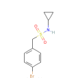 1-（4-溴苯基）-N-環丙基甲磺醯胺