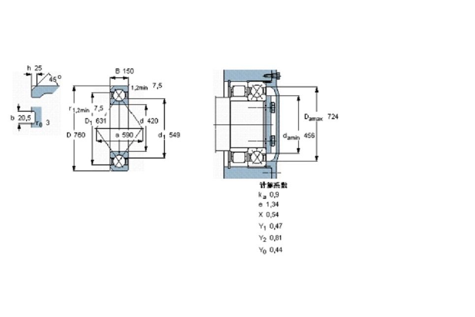 SKF QJ1284N2MA軸承