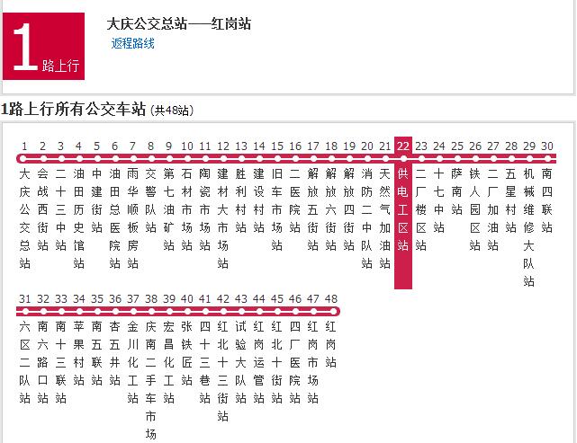 大慶公交1路