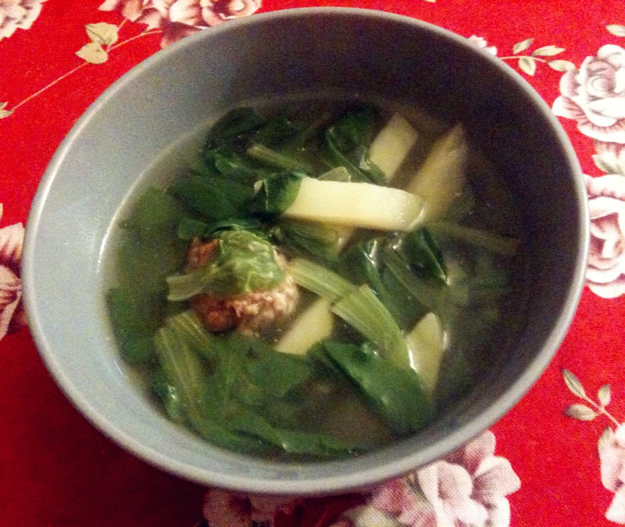 雞毛菜土豆湯