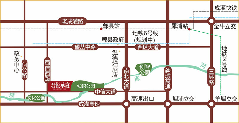 龍光君悅華庭區點陣圖