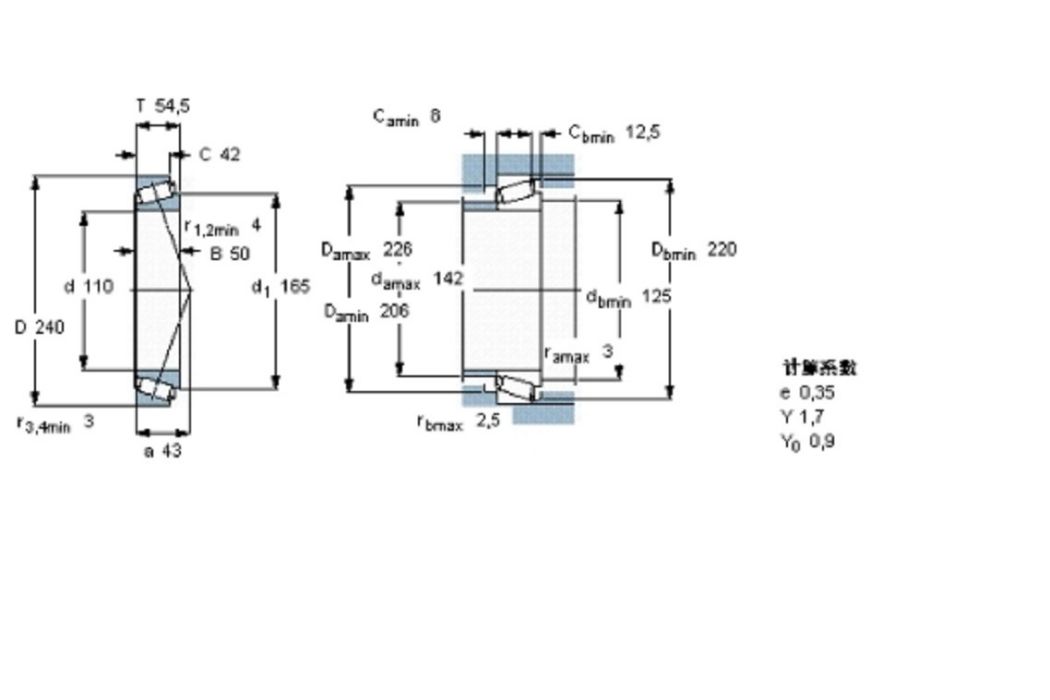 SKF 30322J2軸承