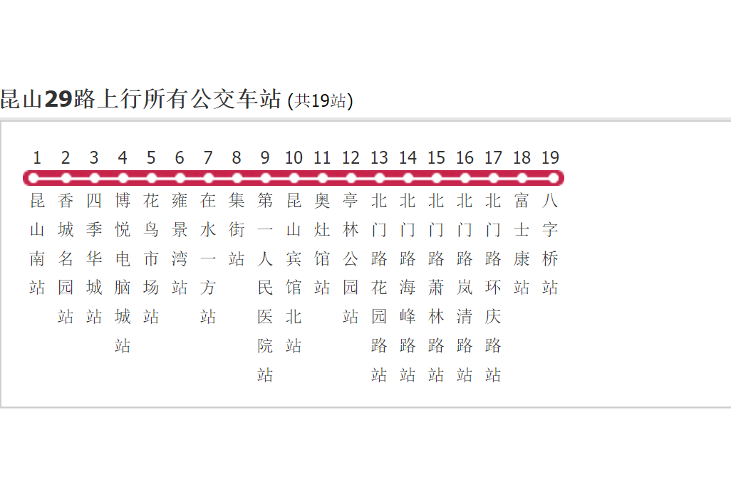 蘇州公交崑山29路