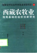 西藏農牧業微觀基礎的組織創新研究