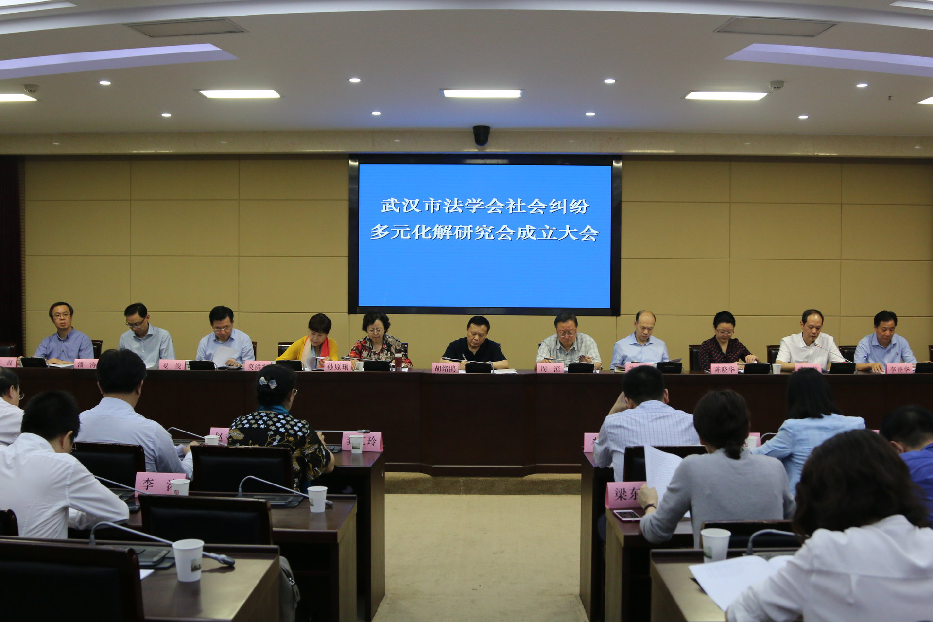 武漢市法學會社會糾紛多元化解研究會
