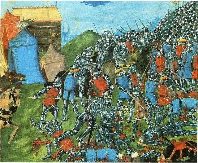 15世紀的手抄本插圖 描繪的就是武耶之戰