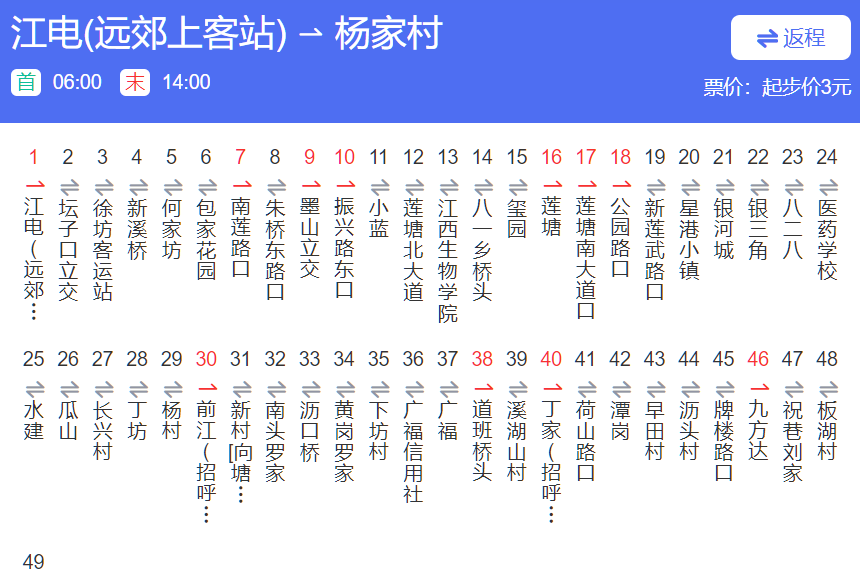 南昌公交123路