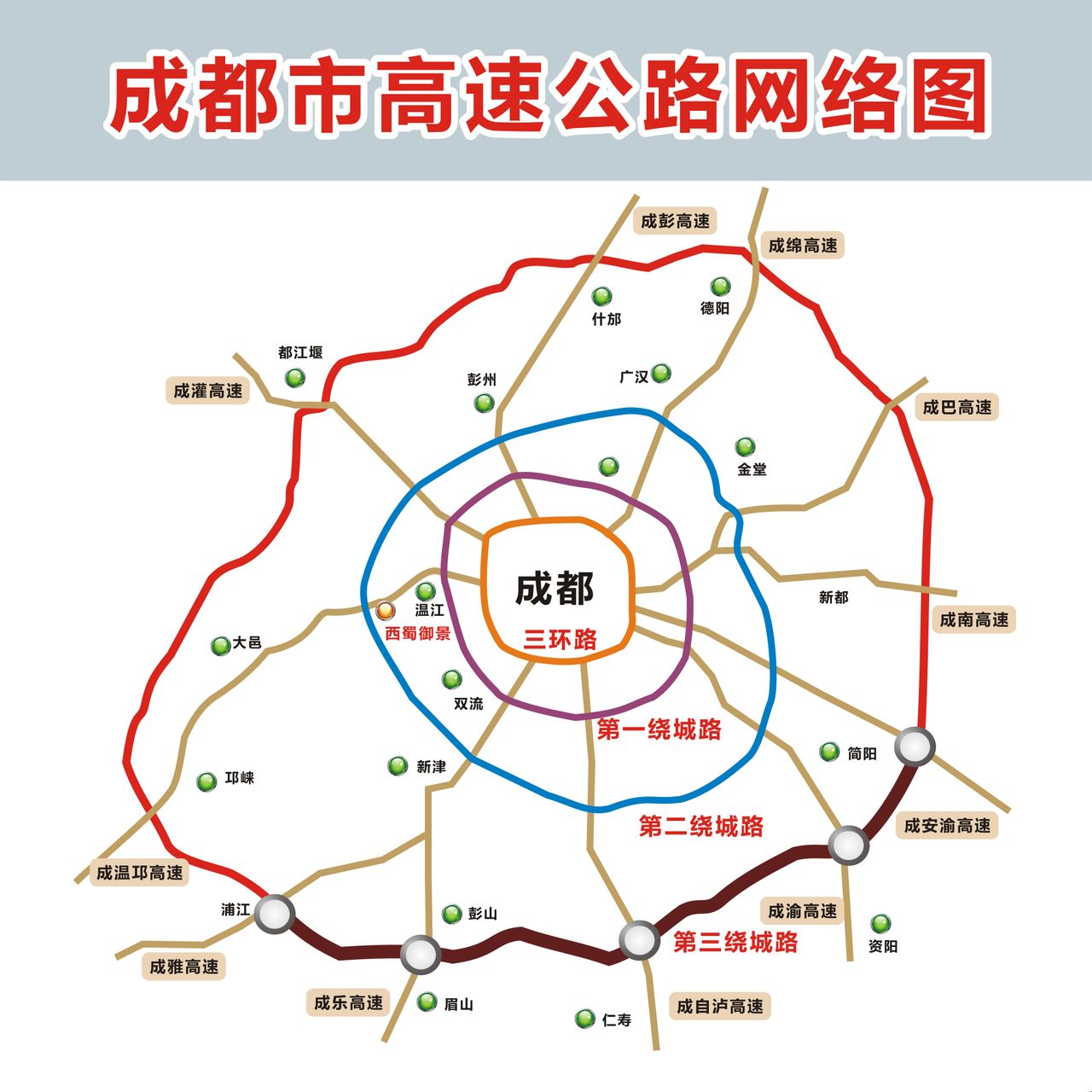 立交高速環環相扣