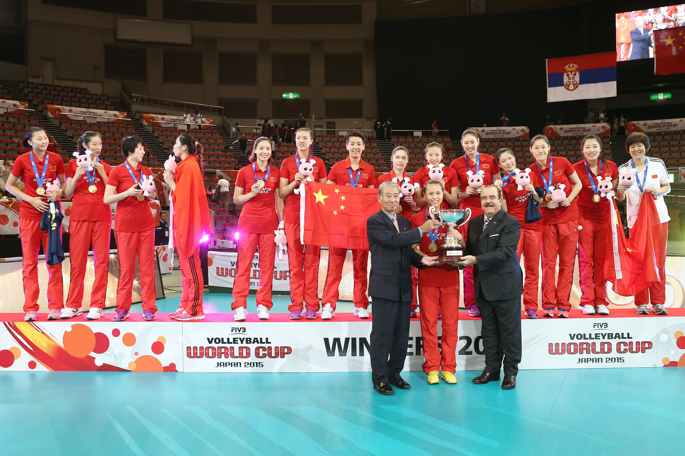 中國女排2015年女排世界盃奪冠