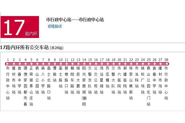 宜春公交17路內環