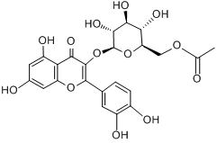 櫟精-3-O-Β-D-吡喃葡萄糖基-6\x27\x27-乙酸鹽