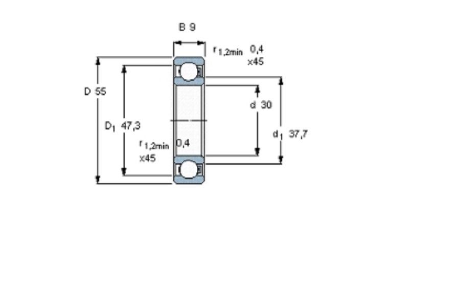 SKF 16006/HR22Q2軸承