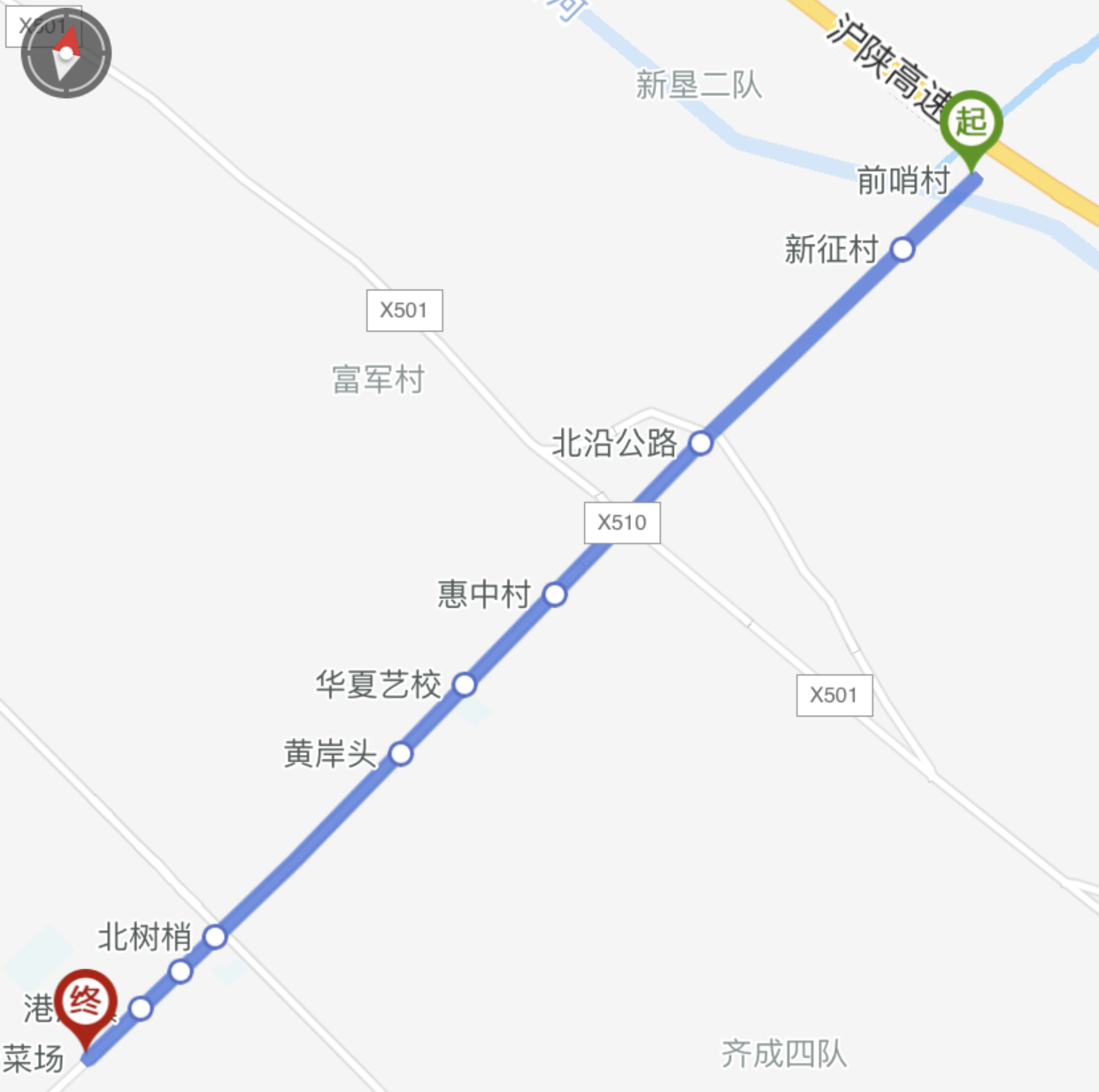 上海公交崇明鄉村8路