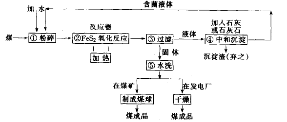 細菌脫硫流程圖