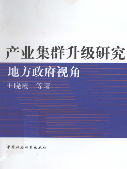 產業集群升級研究：地方政府視角