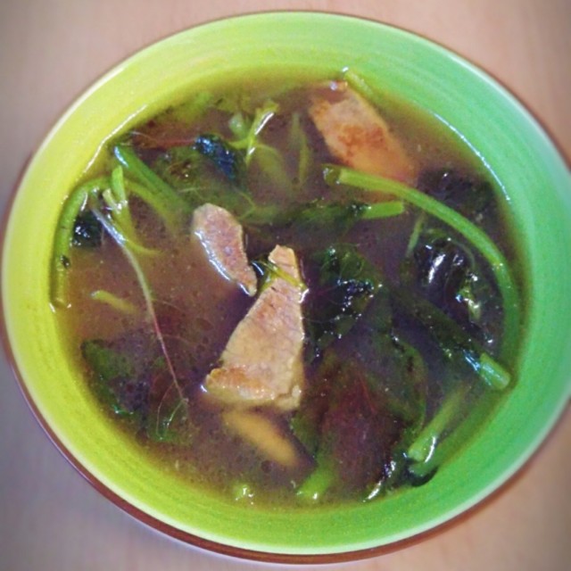 瘦肉莧菜湯