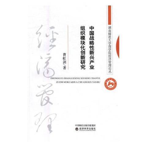 中國戰略新興產業組織模組化創新研究