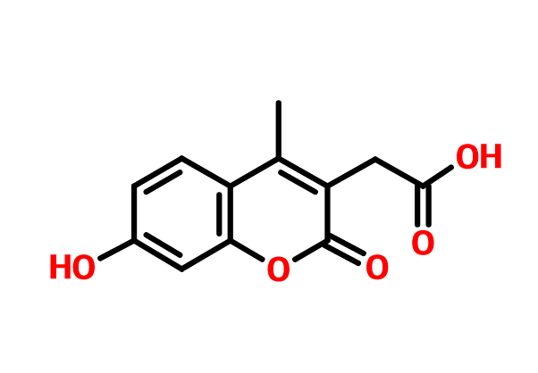 7-羥基-4-甲基-3-香豆素乙酸