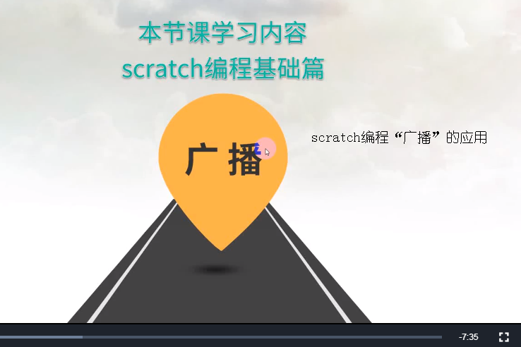 scratch編程“廣播”的套用