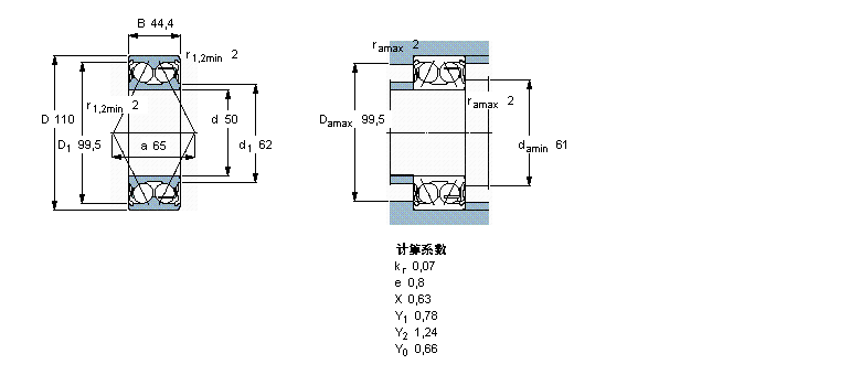 SKF 5310A-2Z軸承