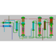 串聯蒸發冷凝液化流程