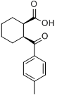 順-2-（4-甲基苯甲醯）-1-環己烷羧酸