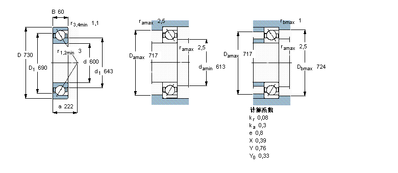 SKF 718/600AMB軸承