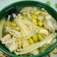 金針毛豆排骨湯