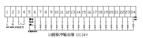 脈衝控制儀安裝接線圖