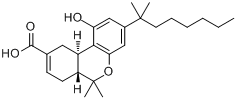 (6aR,10aR)-1-羥基-6,6-二甲基-3-（2-甲基辛-2-基）-6a,7,10,10a-四氫苯並[c]色原烯-9-羧酸