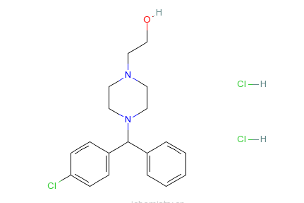 4-[（4-氯苯基）苯甲基]-1-哌啶乙醇二鹽酸鹽