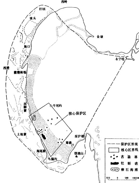 深滬灣海底遺蹟自然保護區圖