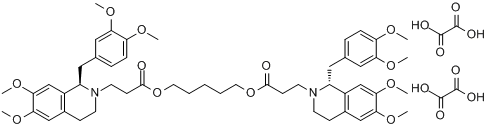 (1R,1R\x27)-2,2\x27-（3,11-二氧代-4,10-二氧雜-1,13-亞十三烷基）-雙-[6,7-二甲氧基-1-（3,4-二甲氧基苄基）-1,2,3,