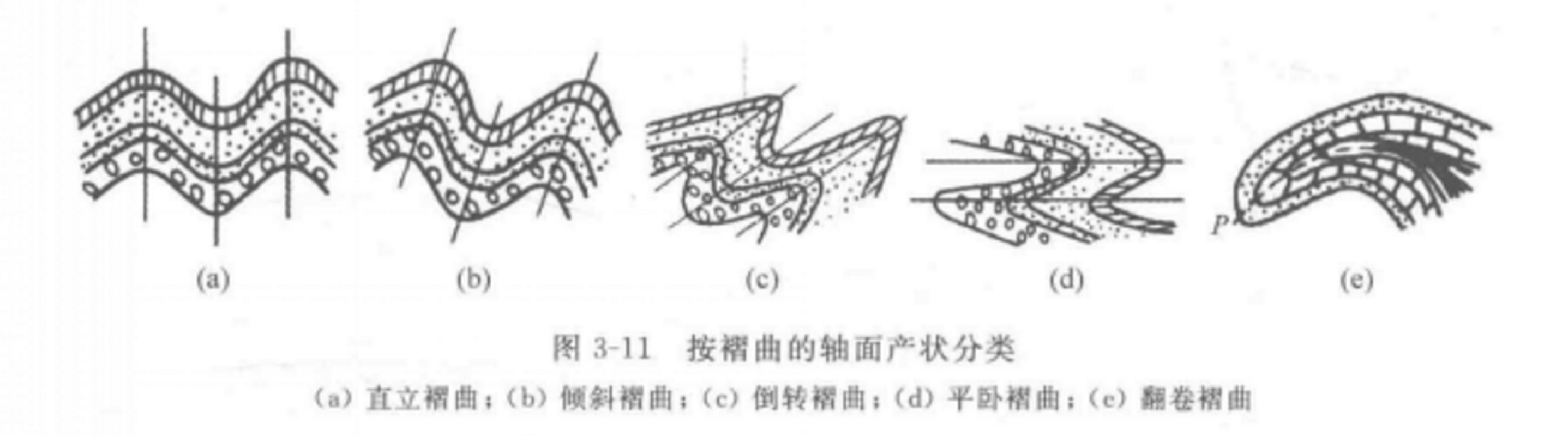 按軸面產狀分類