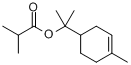 2-甲基-丙酸-1-甲基-1-（4-甲基-3-環己烯-1-基）乙酯