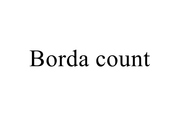 Borda count