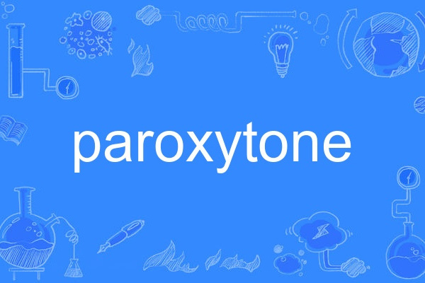 paroxytone