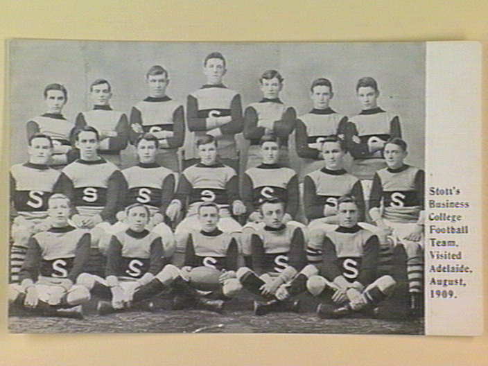 1909 Stott&amp;amp;#39;s College Football Team