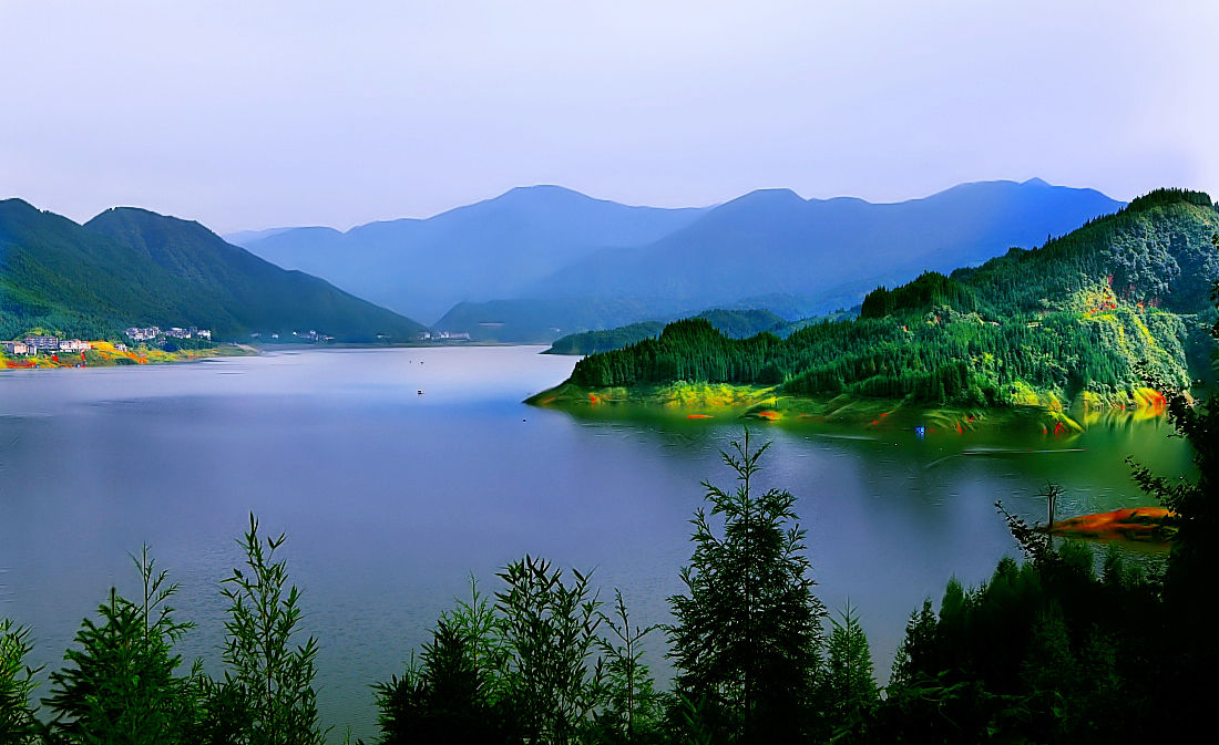 雅女湖(四川省眉山市洪雅縣雅女湖)