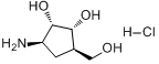 (1R,2S,3R,4R)-2,3-二羥基-4-（羥甲基）-1-氨基環戊烷水電氯化物