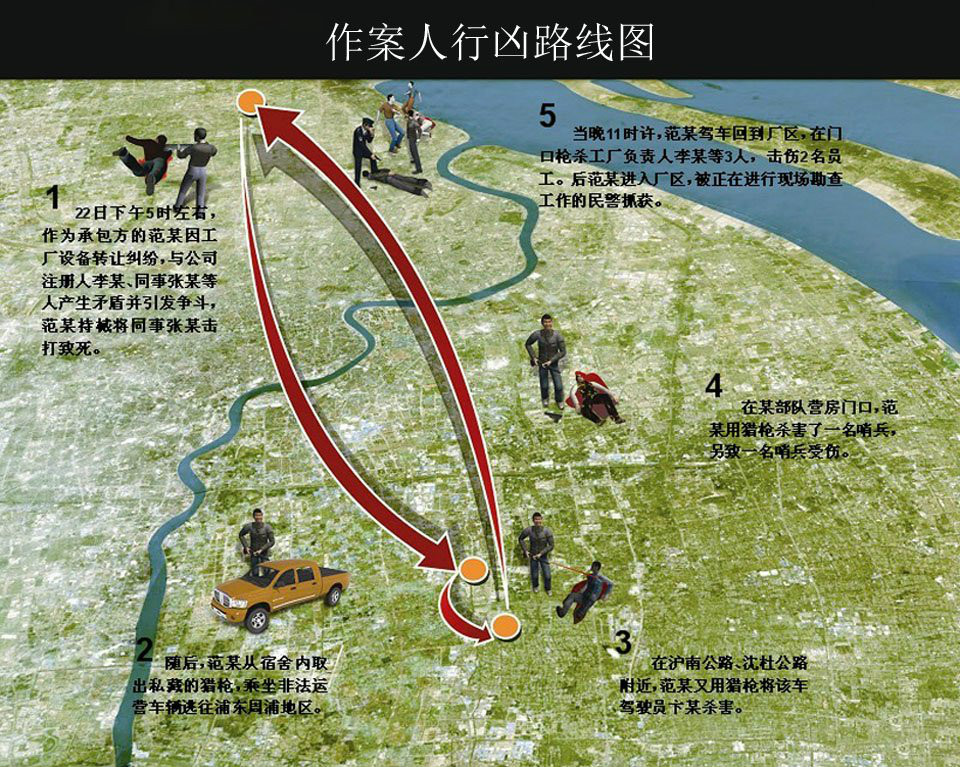 兇手行兇路線圖