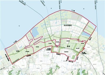 前灣新區規劃範圍圖