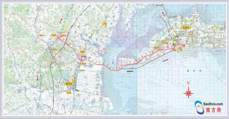 跨海工程東雷高速開工，助力“大湛江都市圈”發展