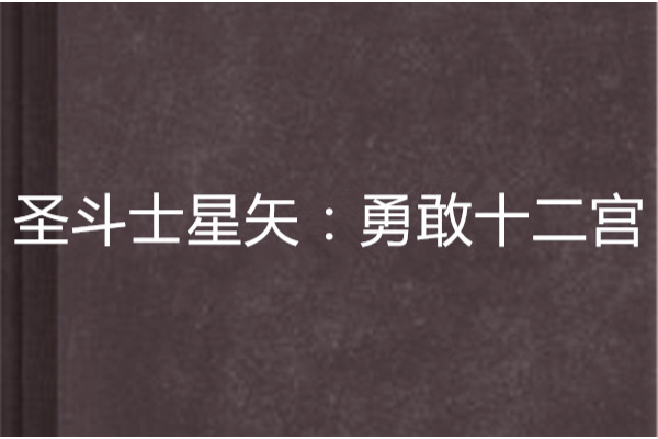 聖鬥士星矢：勇敢十二宮